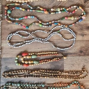 Colorful Beaded Necklace Set